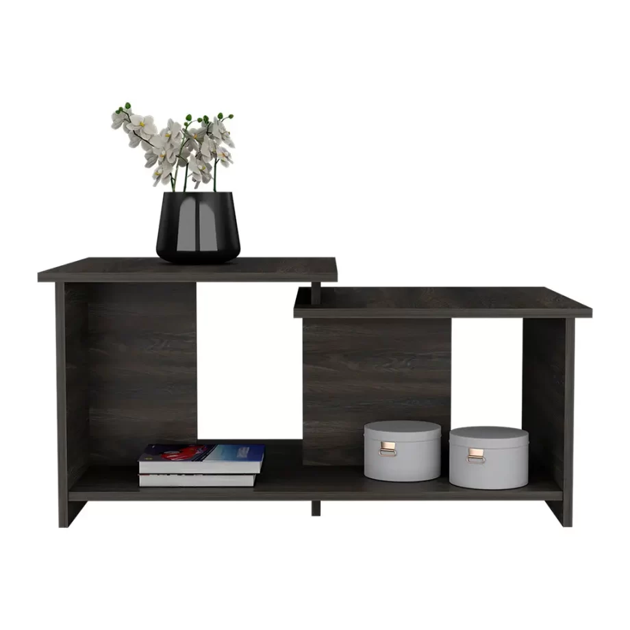 Leanna 3 Coffee Table, Lower Open Shelf