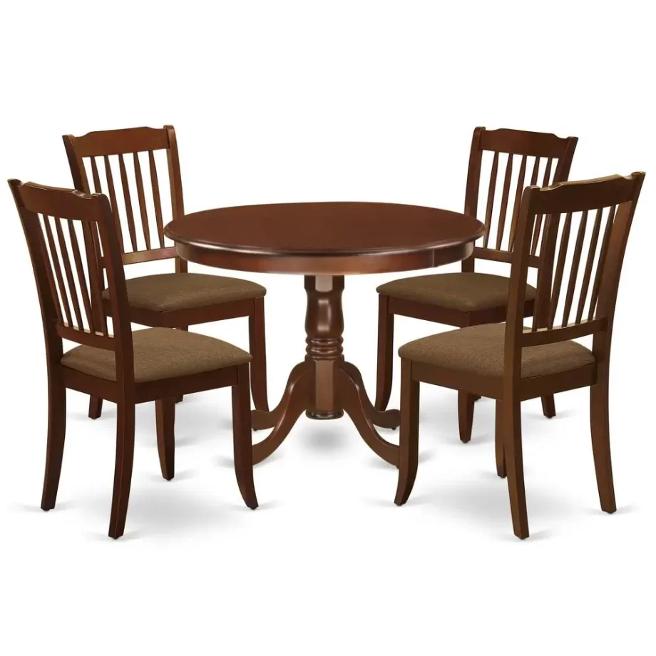 Dining Room Set Mahogany, HLDA5-MAH-C