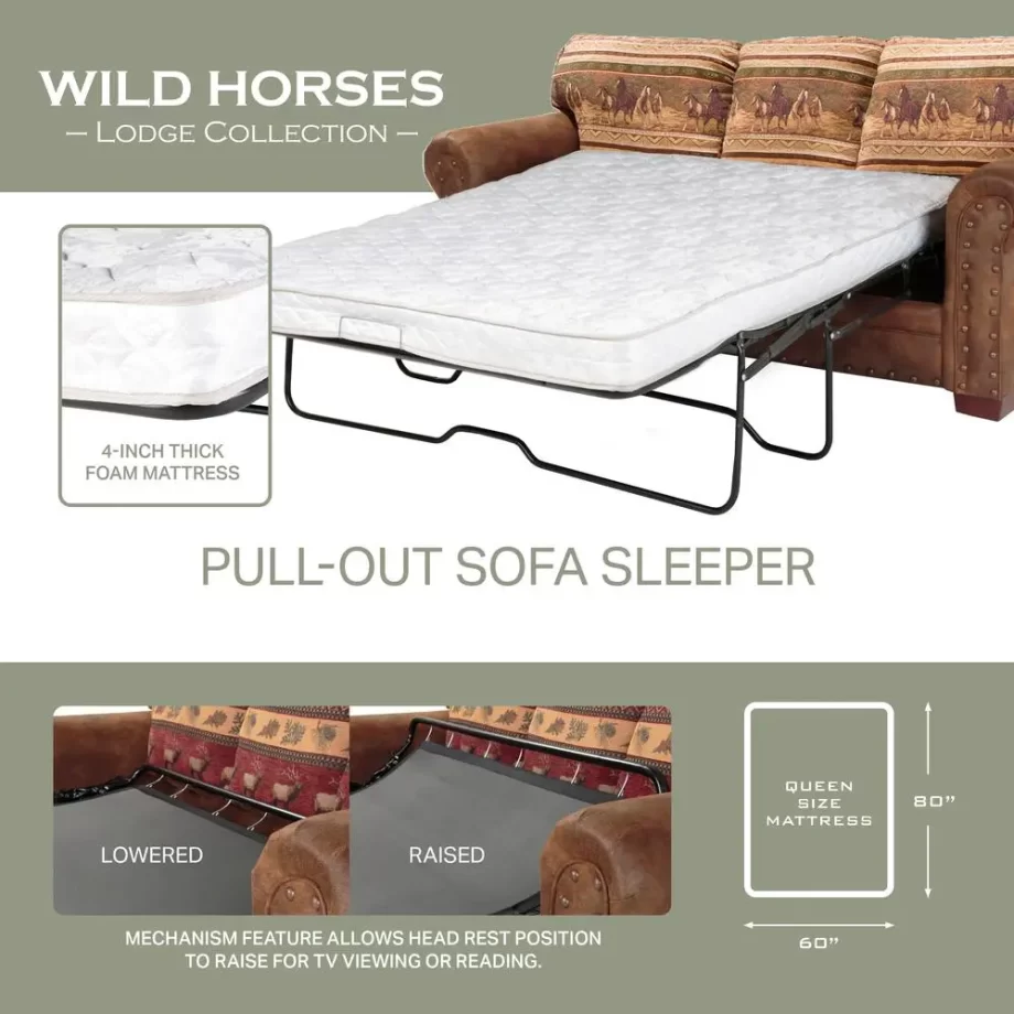 Wild Horses - 4 Pc Set with Sleeper