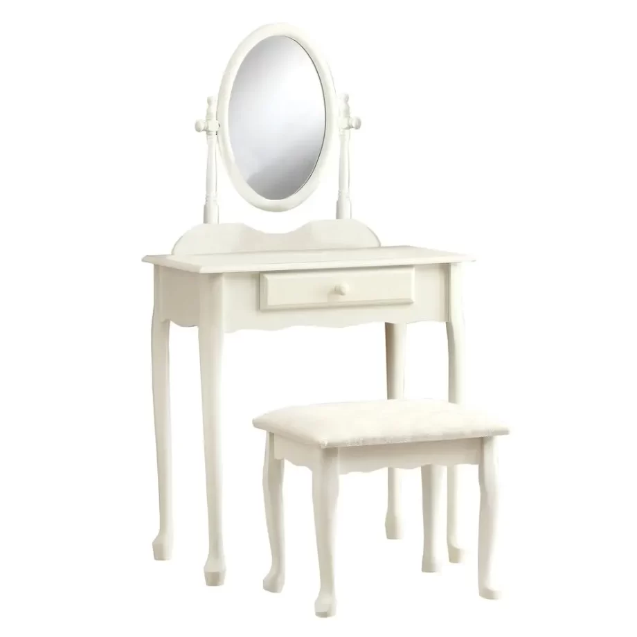 Vanity Set, Set Of 2, Makeup Table, Organizer, Dressing Table, Bedroom