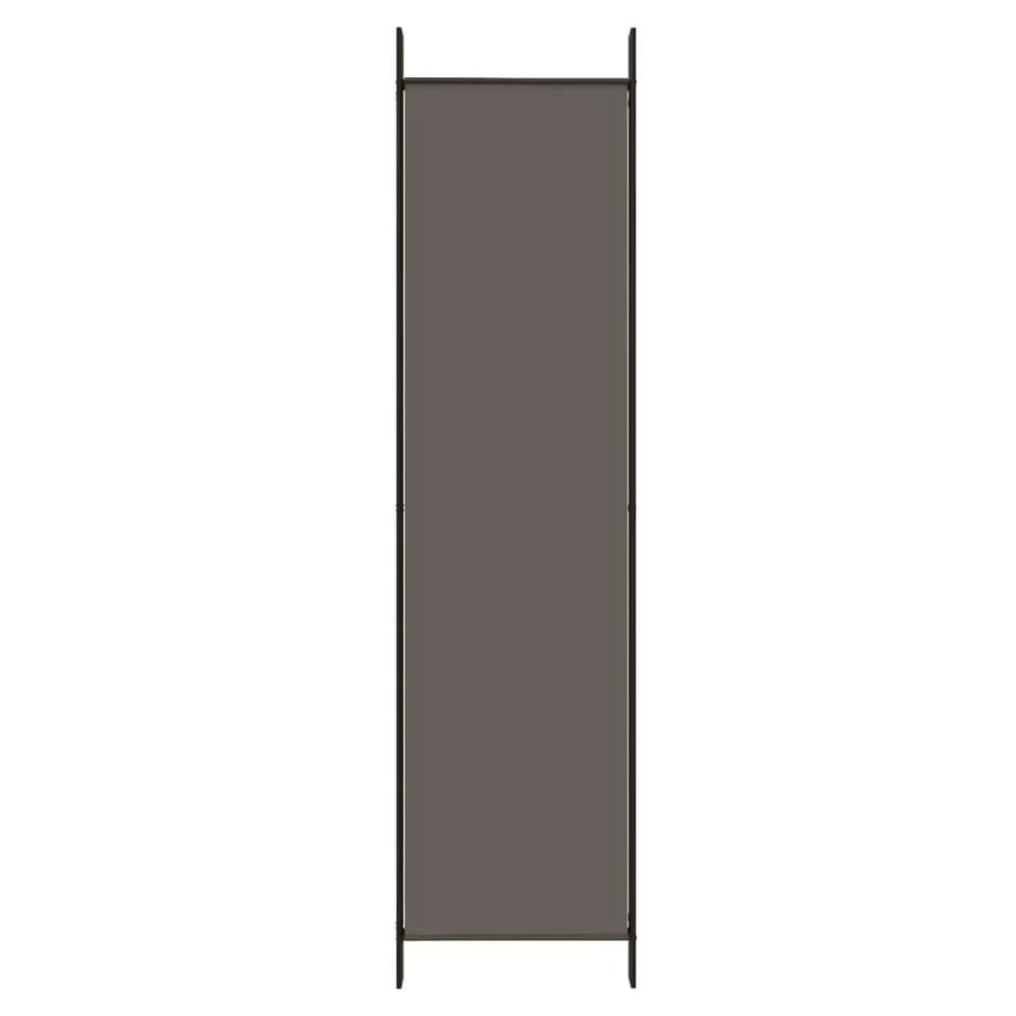 4-Panel Room Divider Anthracite 274.8"x70.9" Fabric