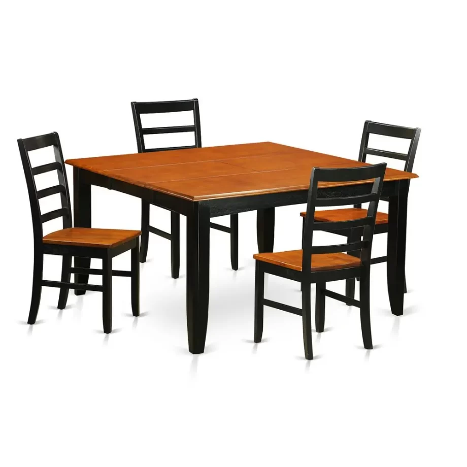 5 PC Kitchen Table set-Dining Table and 4 Dining Chairs