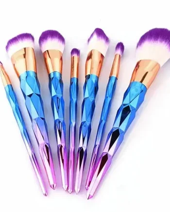 Unicorn Exotic Beauty Enhancer Cosmetic Brush Set Of 7