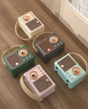 Retro Look FM Radio And Bluetooth Speaker