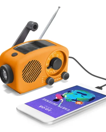 Mentor Weather Radio With Emergency Flashlight